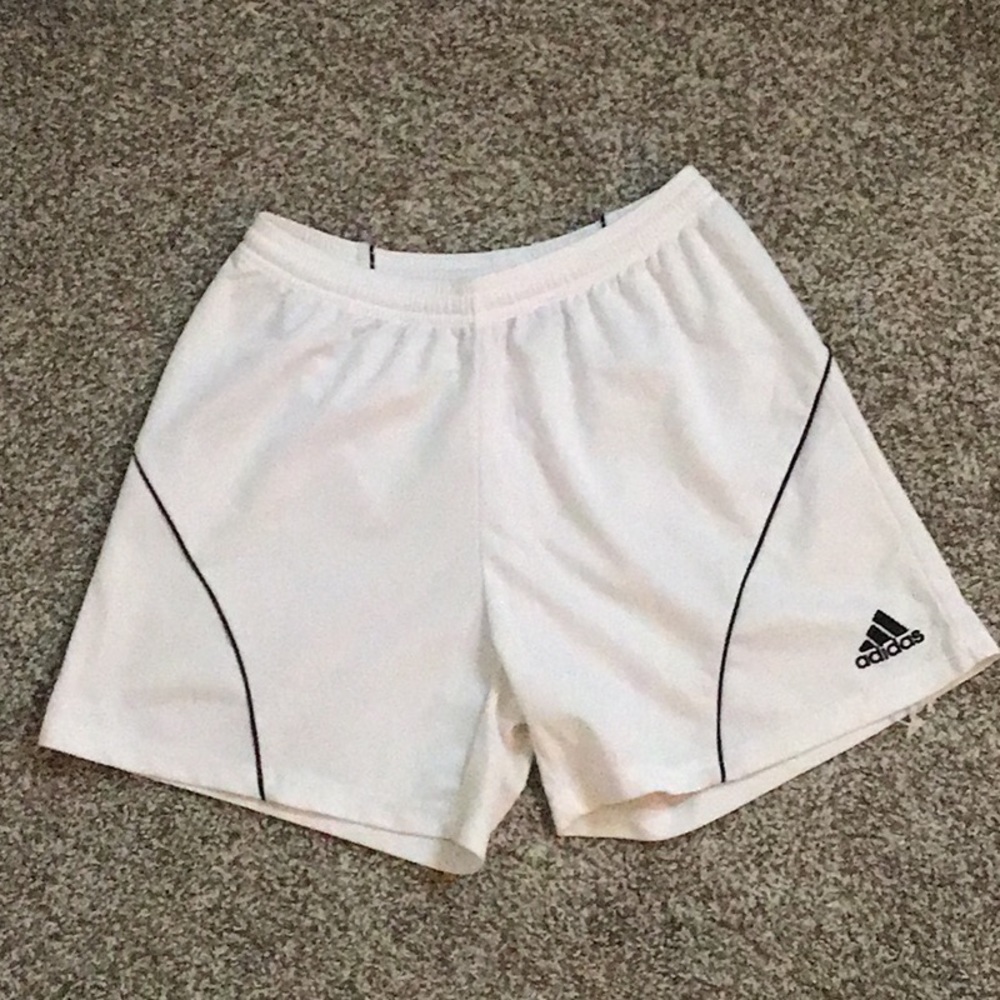 White womans adidas shorts